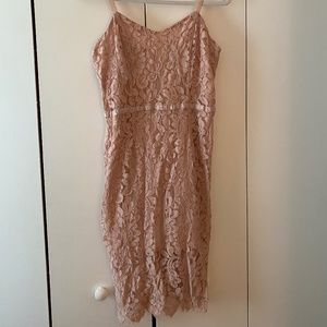 Light Pink Lace Dress